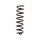 Suspension spring set front axle BILSTEIN B3 for MERCEDES-BENZ E-CLASS