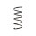 Suspension spring set front axle BILSTEIN B3 for e.g. MERCEDES-BENZ C-CLASS