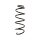 Suspension spring set front axle BILSTEIN B3 for e.g. MERCEDES-BENZ A-CLASS