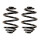 Suspension spring set rear axle BILSTEIN B3 for e.g. OPEL CORSA C