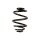 Suspension spring set for the car rear axle BILSTEIN B3 for OPEL CORSA C