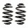 Suspension spring set rear axle BILSTEIN B3 for e.g. OPEL OMEGA A Caravan