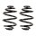 Suspension spring set rear axle BILSTEIN B3 for e.g. OPEL ASTRA F