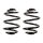 Suspension spring set rear axle BILSTEIN B3 for e.g. OPEL CORSA B
