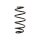Suspension spring set front axle BILSTEIN B3 for e.g. OPEL VECTRA C
