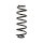 Suspension spring set for car rear axle BILSTEIN B3 for e.g. PEUGEOT 307