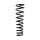 Suspension spring set front axle BILSTEIN B3 for e.g. ALFA ROMEO 156