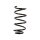 Suspension spring set for the car front axle BILSTEIN B3 for e.g. AUDI TT
