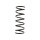 Suspension spring set front axle BILSTEIN B3 for e.g. CITROËN BERLINGO