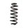 Suspension spring set for the car rear axle BILSTEIN B3 for SEAT LEON and others