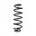 Suspension spring set rear axle BILSTEIN B3 for e.g. SKODA OCTAVIA II
