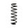 Suspension spring set rear axle BILSTEIN B3 for e.g. VW PASSAT B6