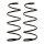 Suspension spring set front axle BILSTEIN B3 for e.g. CITROËN C4 I