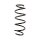 Suspension spring set front axle BILSTEIN B3 for e.g. SKODA ROOMSTER