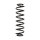 Suspension spring set rear axle BILSTEIN B3 for e.g. SKODA FABIA II Combi