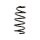 Suspension spring set for the car front axle BILSTEIN B3 for e.g. VW GOLF III