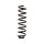 Suspension spring set rear axle BILSTEIN B3 for RENAULT MEGANE