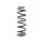Suspension spring set for car rear axle BILSTEIN B3 for e.g. CITROËN C8