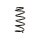 Suspension spring set front axle BILSTEIN B3 for OPEL COMBO and other vehicles.