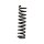 Suspension spring set front axle BILSTEIN B3 for MERCEDES-BENZ S-CLASS