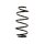 Suspension spring set front axle BILSTEIN B3 for e.g. OPEL VECTRA C