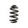 Suspension spring set for the car rear axle BILSTEIN B3 for BMW X3