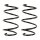 Suspension spring set front axle BILSTEIN B3 for e.g. BMW 3 Compact