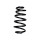 Suspension spring set for the car rear axle BILSTEIN B3 for e.g. AUDI A4 B6