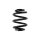 Suspension spring set for the car rear axle BILSTEIN B3 for e.g. VW GOLF IV