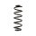 Suspension spring set for car rear axle BILSTEIN B3 for e.g. PEUGEOT 307