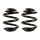 Fahrwerksfedern-Set für die Auto-Hinterachse BILSTEIN B3 für u.a. AUDI TT