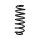 Suspension spring set for the car rear axle BILSTEIN B3 for e.g. AUDI A3