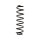 Suspension spring set rear axle BILSTEIN B3 for SEAT IBIZA IV and others