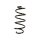 Suspension spring set front axle BILSTEIN B3 for e.g. VW JETTA III