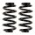 Suspension spring set for the car rear axle BILSTEIN B3 for AUDI A6 C6