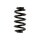 Suspension spring set for the car rear axle BILSTEIN B3 for AUDI A6 C6