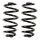 Suspension spring set for the car rear axle BILSTEIN B3 for e.g. AUDI A4 B7