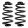 Suspension spring set rear axle BILSTEIN B3 for e.g. AUDI A4 B7 Avant