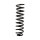 Suspension spring set car rear axle BILSTEIN B3 for AUDI 80 B4 and others
