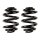 Suspension spring set rear axle BILSTEIN B3 for e.g. VW TRANSPORTER