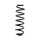 Suspension spring set rear axle BILSTEIN B3 for e.g. SKODA ROOMSTER