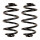 Fahrwerksfedern-Set Hinterachse BILSTEIN B3 für u.a. VW PASSAT B5.5