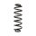 Suspension spring set for the car rear axle BILSTEIN B3 for VW BORA I