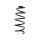 Suspension spring set for the car front axle BILSTEIN B3 for e.g. VW GOLF IV
