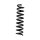 Suspension spring set for the car rear axle BILSTEIN B3 for e.g. BMW 1