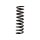 Suspension spring set front axle BILSTEIN B3 for e.g. MERCEDES-BENZ C-CLASS