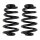 Fahrwerksfedern-Set Hinterachse BILSTEIN B3 für u.a. AUDI A4 B7 Avant