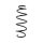 Suspension spring set front axle BILSTEIN B3 for e.g. MERCEDES-BENZ A-CLASS