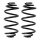 Suspension spring set rear axle BILSTEIN B3 for e.g. OPEL ASTRA J GTC