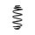 Suspension spring set rear axle BILSTEIN B3 for e.g. OPEL ASTRA J GTC
